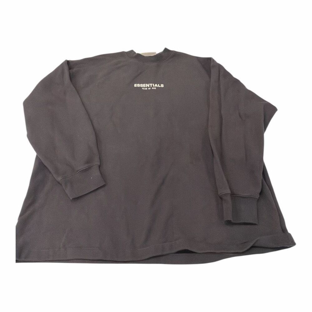 Fear Of God Essentials Sweater Black Relaxed Oversized Men's Size Small